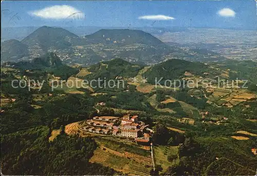 Torreglia Colli Euganei Eremo di Monte Rua Einsiedelei Kloster Fliegeraufnahme