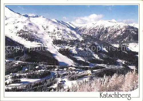 Sankt Michael Lungau Panorama Wintersportgebiet am Katschberg Kat. Sankt Michael im Lungau