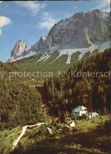 Zell Pfarre Kaernten Koschutahaus Touristenverein Die Naturfreunde Koschutnikturm Karawanken Kat. Oesterreich