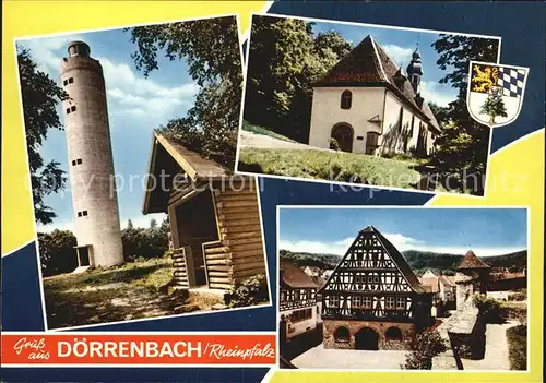 Doerrenbach Pfalz Renaissancerathaus Kolmerbergkapelle Kat. Doerrenbach