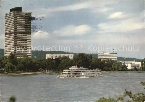 Bonn Rhein Parlamentsgebaeude Rheinufer Kat. Bonn