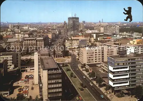 Berlin U Bhf Wittenbergplatz Tauentzienstrasse KaDeWe Gedaechtniskirche Kat. Berlin