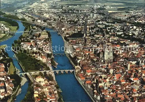 Regensburg Stadtansicht Luftbild / Regensburg /Regensburg LKR