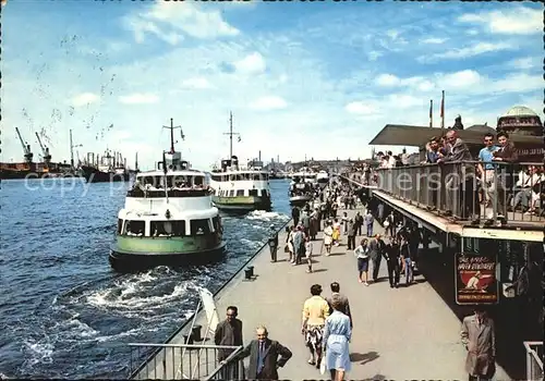 Hamburg Sankt Pauli Landungsbruecke Kat. Hamburg