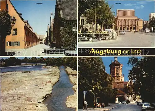 Augsburg Fuggerei Theater Stadttor Kat. Augsburg