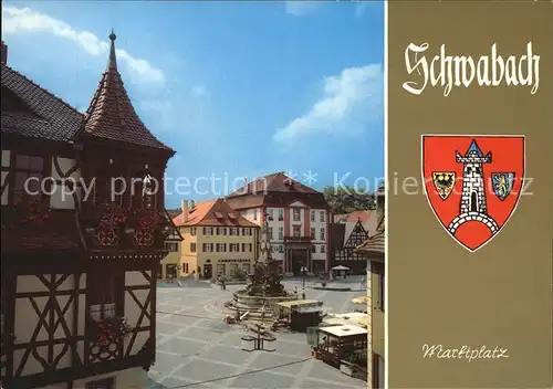 Schwabach Marktplatz Kat. Schwabach