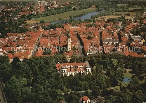 Celle Niedersachsen Blick auf Schloss Stadtkern Kat. Celle