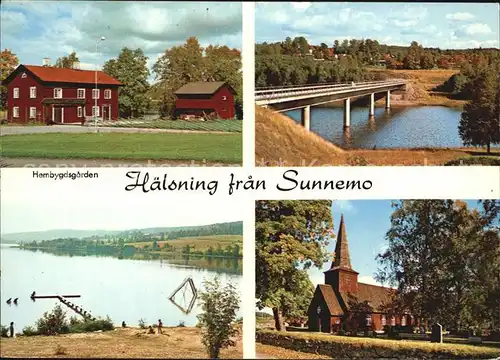 Haelsning Hembygdsgarden Strand Kirche Kat. Schweden