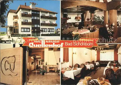 Bad Schoenborn Hotel Quellenhof Kat. Bad Schoenborn