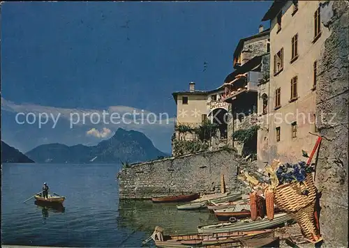 Gandria TI Lago di Lugano Ticino pittoresco