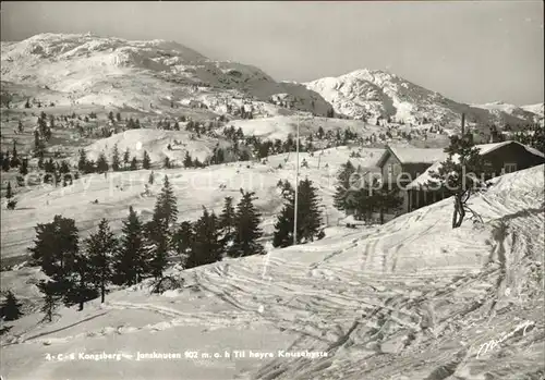 Kongsberg Jonsknuten Winterpanorama Kat. Kongsberg