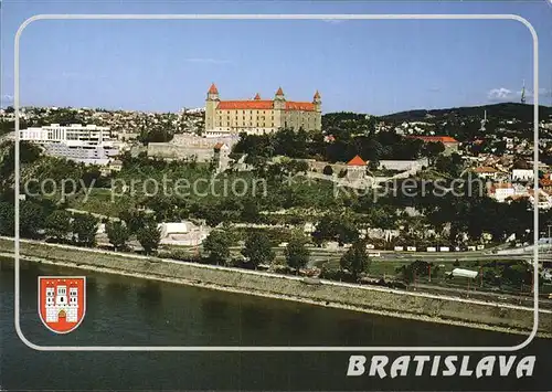 Bratislava Hrad Stadtbild mit Burg / Polen /Polen
