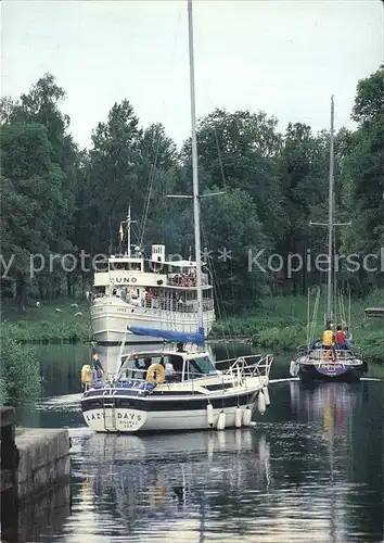 Schweden Goeta Kanal Passagierschiff