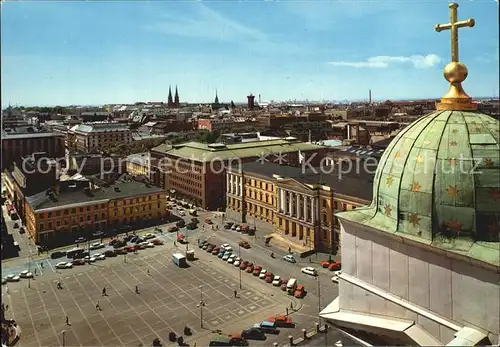 Helsinki Blick vom Dom zur Universitaet Kat. Helsinki