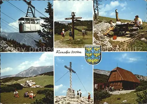 Raxalpe Raxseilbahn Ottohaus Seehuette Kat. Oesterreich