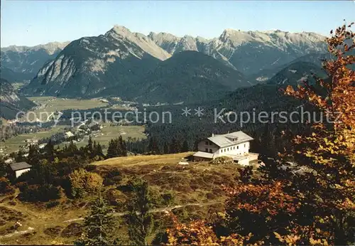 Leutasch Rauthhuette Karwendelgebirge Kat. Leutasch Tirol