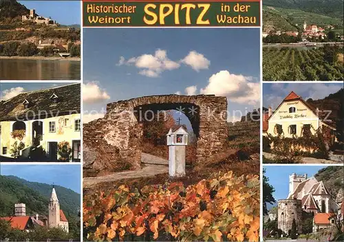 Spitz Donau Wachau Rotes Tor Ruine Hinterhaus Historisches Winzerhaus  Kat. Spitz Wachau Donau