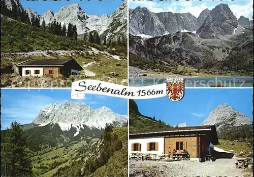 Ehrwald Tirol Seebenalm Gruenstein See Drachenkopf Zugspitze Sonnenspitze / Ehrwald /