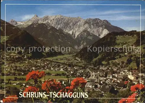 Schruns Vorarlberg Tschagguns Vandanser Steinwand Zimba Kat. Schruns