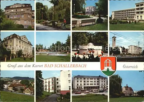 Bad Schallerbach Kurort Schwefeltherme Stadtansichten  Kat. Bad Schallerbach