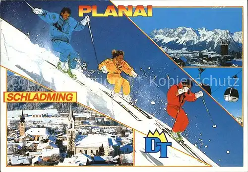 Schladming Obersteiermark Skiparadies Dachstein Tauernregion Skizentrum Planai Kat. Schladming
