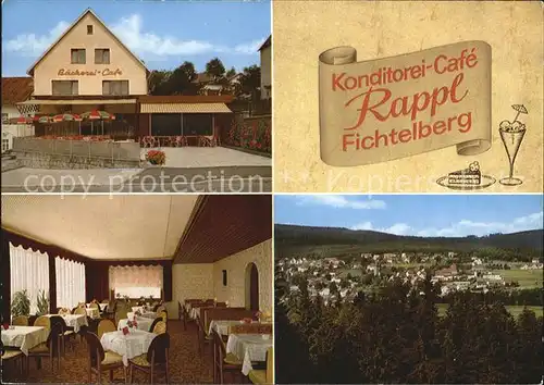Fichtelberg Oberwiesenthal Konditorei Cafe Rappl Kat. Oberwiesenthal