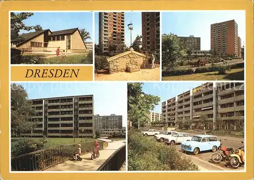 Dresden Gemeindezentrum Palitsch Brunnen Finsterwalder Strasse  Kat. Dresden Elbe