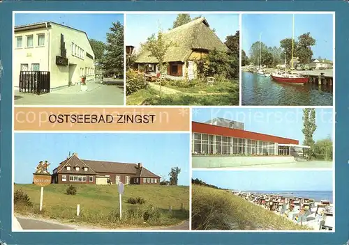 Zingst Ostseebad Urlauberrestaurant Nordlicht Kate Strandcafe Hafen Kurhaus  Kat. Zingst Darss