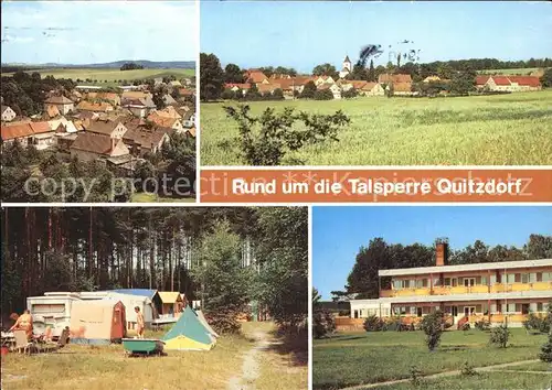 Quitzdorf See Rund um die Talsperre Gross Radisch Campingplatz  Kat. Quitzdorf See