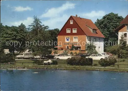 Hahnenklee Bockswiese Harz Gaestehaus Erika Cafe am Kurpark Kat. Goslar