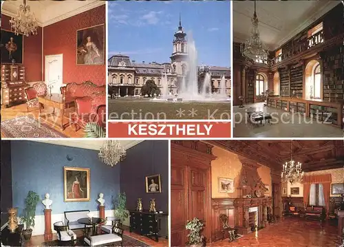 Keszthely Schloss Kat. Balaton Plattensee