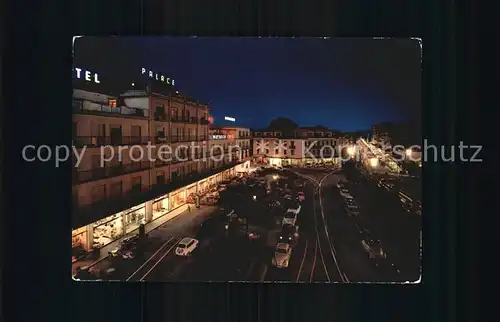 Lido di Jesolo Mazzim Platz bei Nacht Kat. Italien