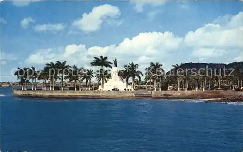 Panama City Panama Estatua de Vasco Nunez de Balboa Denkmal Kat. Panama City