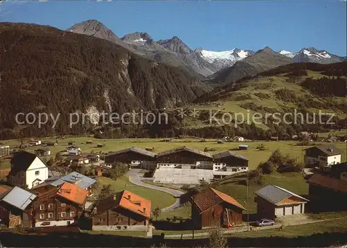 Acletta Disentis GR Panorama mit Medelser Gletscher / Disentis /Bz. Surselva