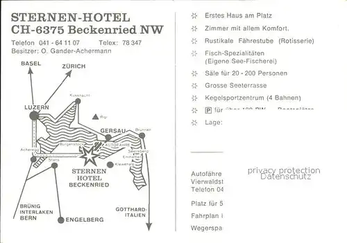 Beckenried Vierwaldstaettersee Sternen Hotel Faehrestube Speisesaal