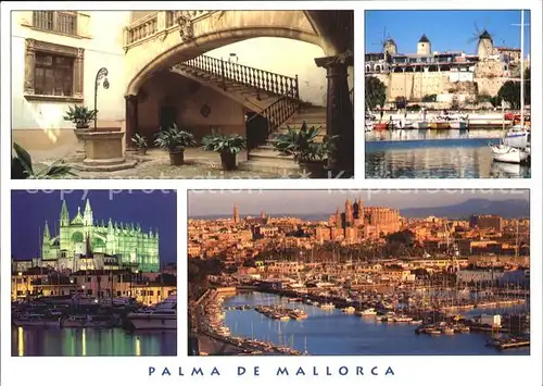 Palma de Mallorca Schloss Hafen  Kat. Palma de Mallorca