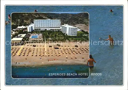 Rhodos Rhodes aegaeis Esperides Beach Hotel  Kat. 