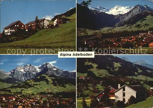 Adelboden Alpina Jugendhaus und Heimstaette Panorama Kat. Adelboden