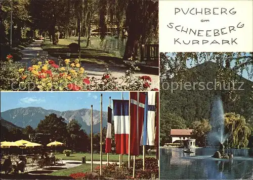Puchberg Schneeberg Kurpark  Kat. Puchberg am Schneeberg