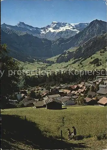 Adelboden Berner Oberland Steghorn Wildstrubel Kat. Adelboden