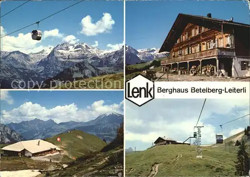 Lenk Simmental Berghaus Betelberg Leiterli Kat. Lenk Simmental