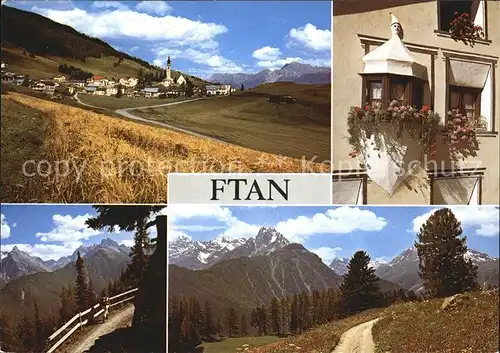 Ftan Ortsansicht Panorama  Kat. Ftan