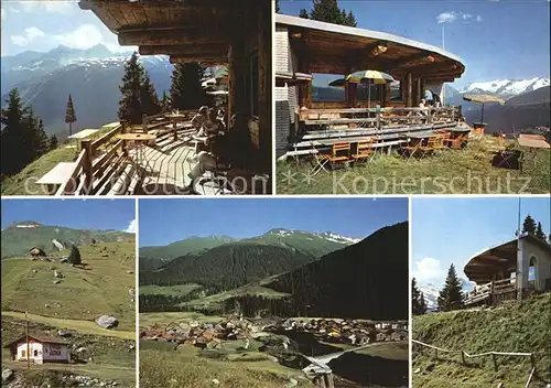 Sedrun Restaurant Cungieri Sesselbahn Panorama Kat. Sedrun