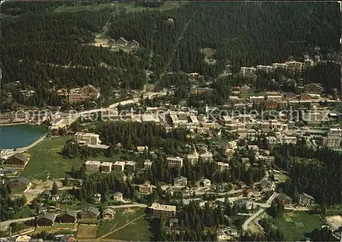 Montana Crans Fliegeraufnahme Alpes Valaisannes Kat. Randogne