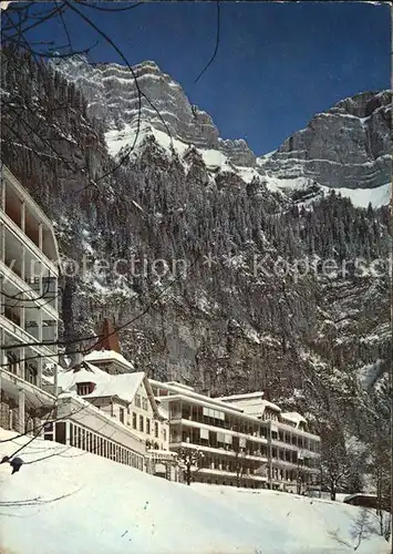 Walenstadtberg Sanatorium mit Churfirsten Kat. Walenstadtberg