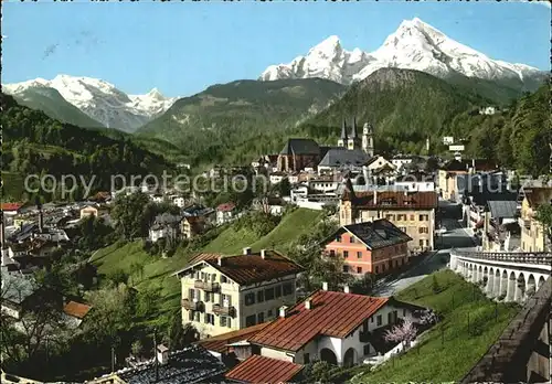 Berchtesgaden Watzmann Steinernes Meer  Kat. Berchtesgaden