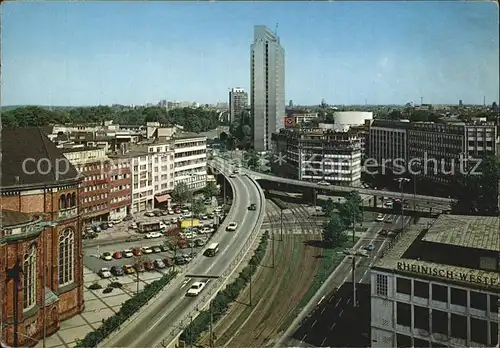 Duesseldorf Berliner Allee Hochstrasse Thyssen Hochhaus Kat. Duesseldorf