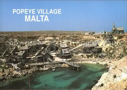Malta Popeye Village Anchor Bay Kat. Malta