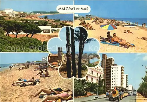 Malgrat de Mar Strand  Kat. Malgrat de Mar