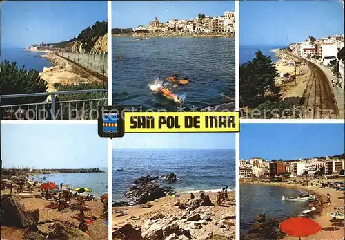 San Pol De Mar Strand  Kat. Spanien